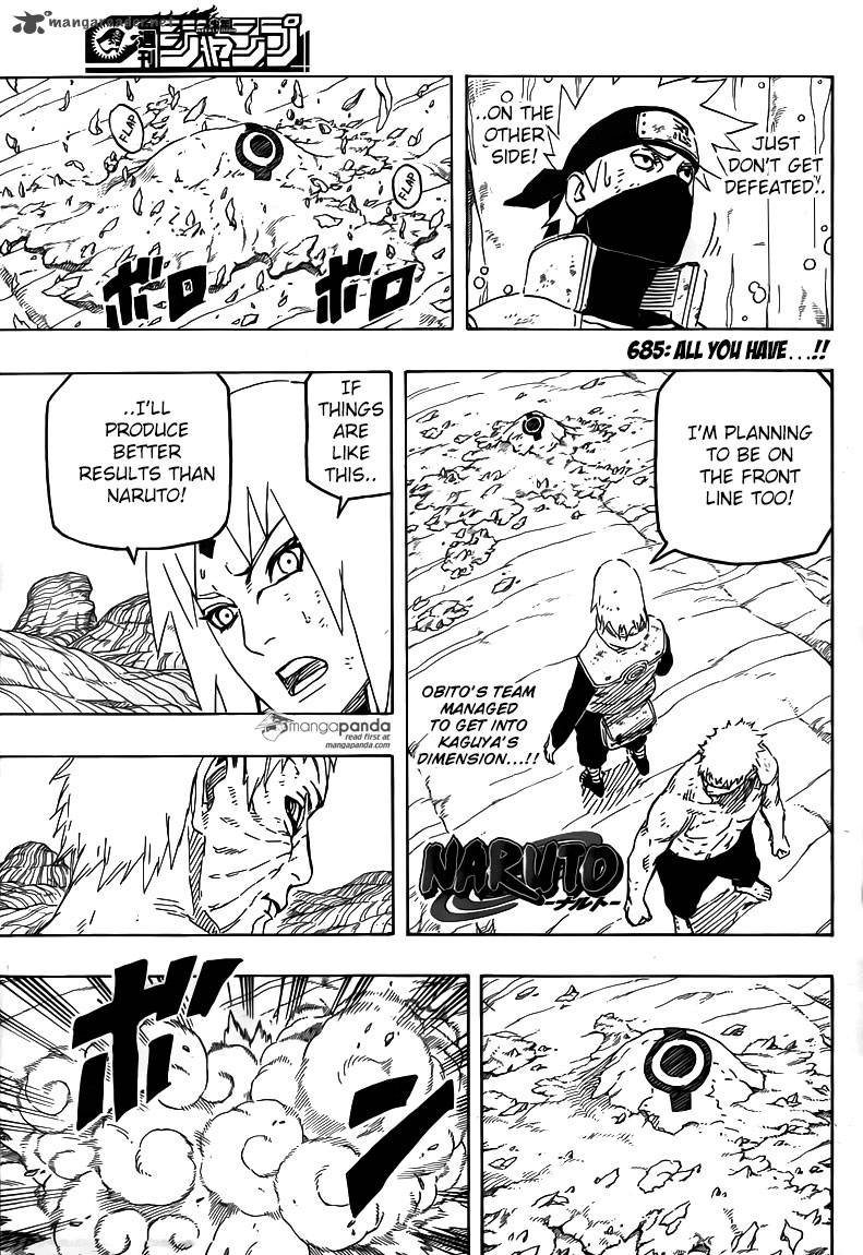 Naruto Chapter 685 Page 3