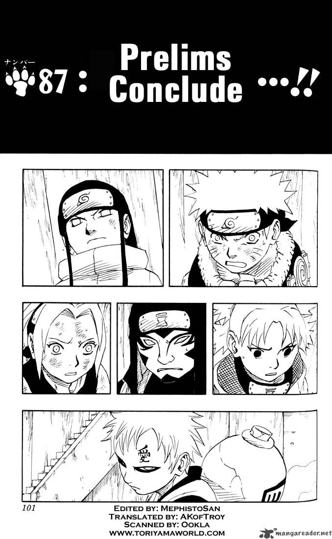 Naruto Chapter 87 Page 2