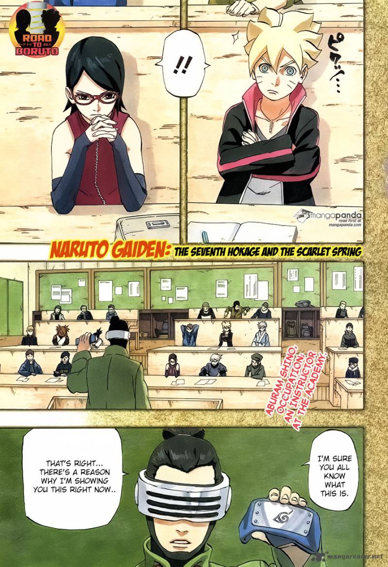 Naruto Gaiden The Seventh Hokage Chapter 1 Page 1