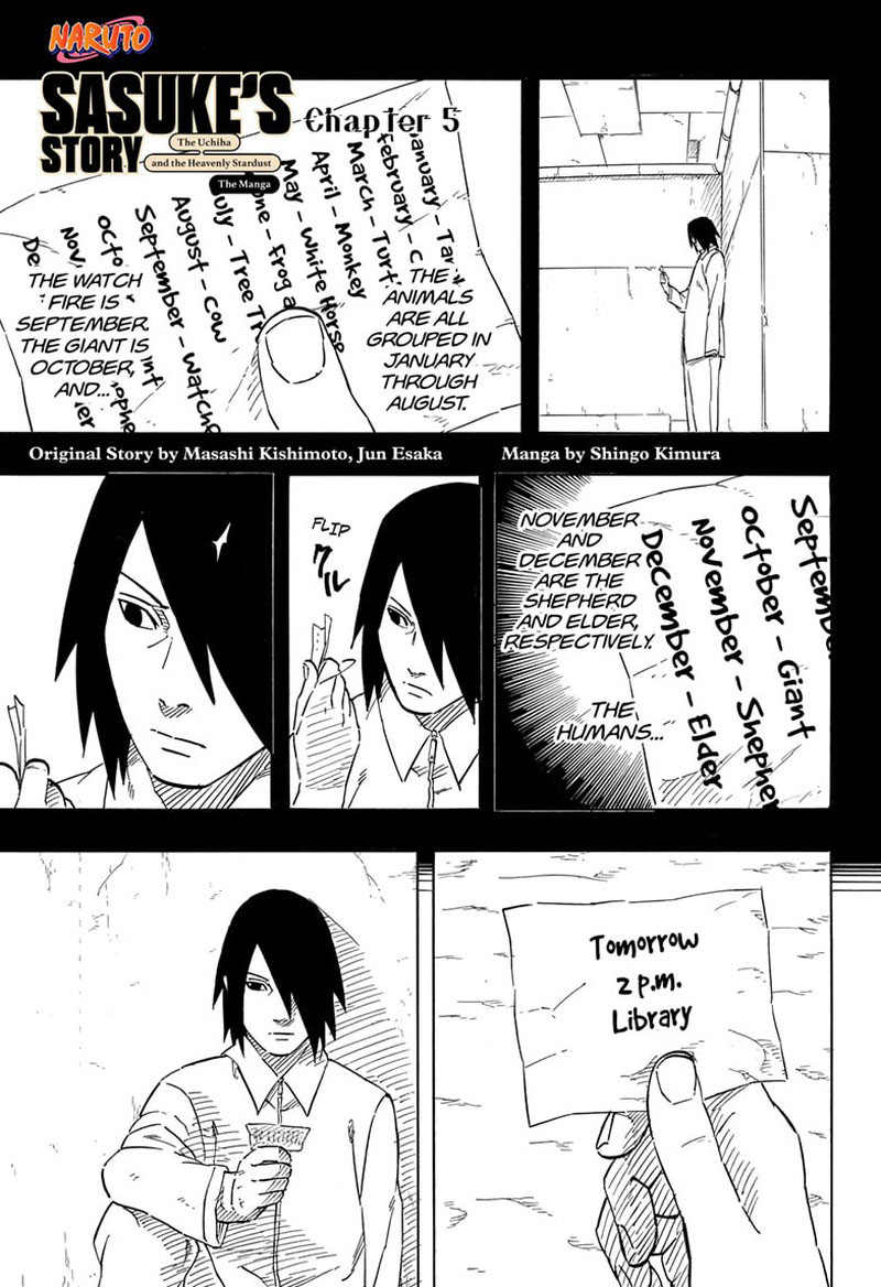 Naruto Sasukes Storythe Uchiha And The Heavenly Stardust Chapter 5 Page 1