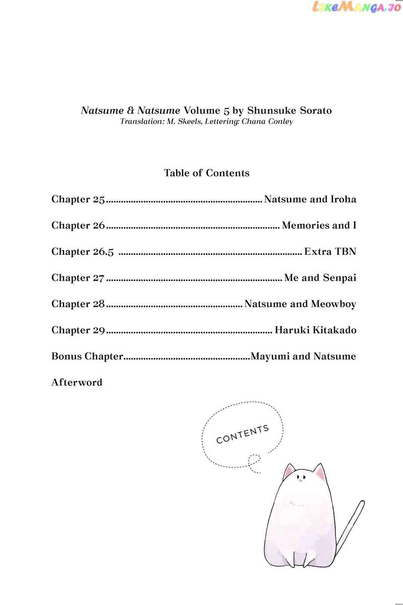 Natsume To Natsume Chapter 25 Page 5