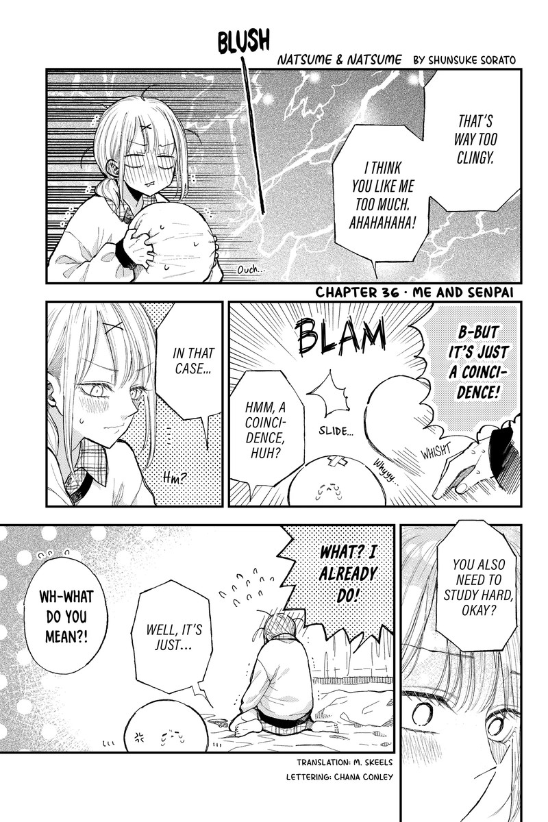 Natsume To Natsume Chapter 36b Page 1