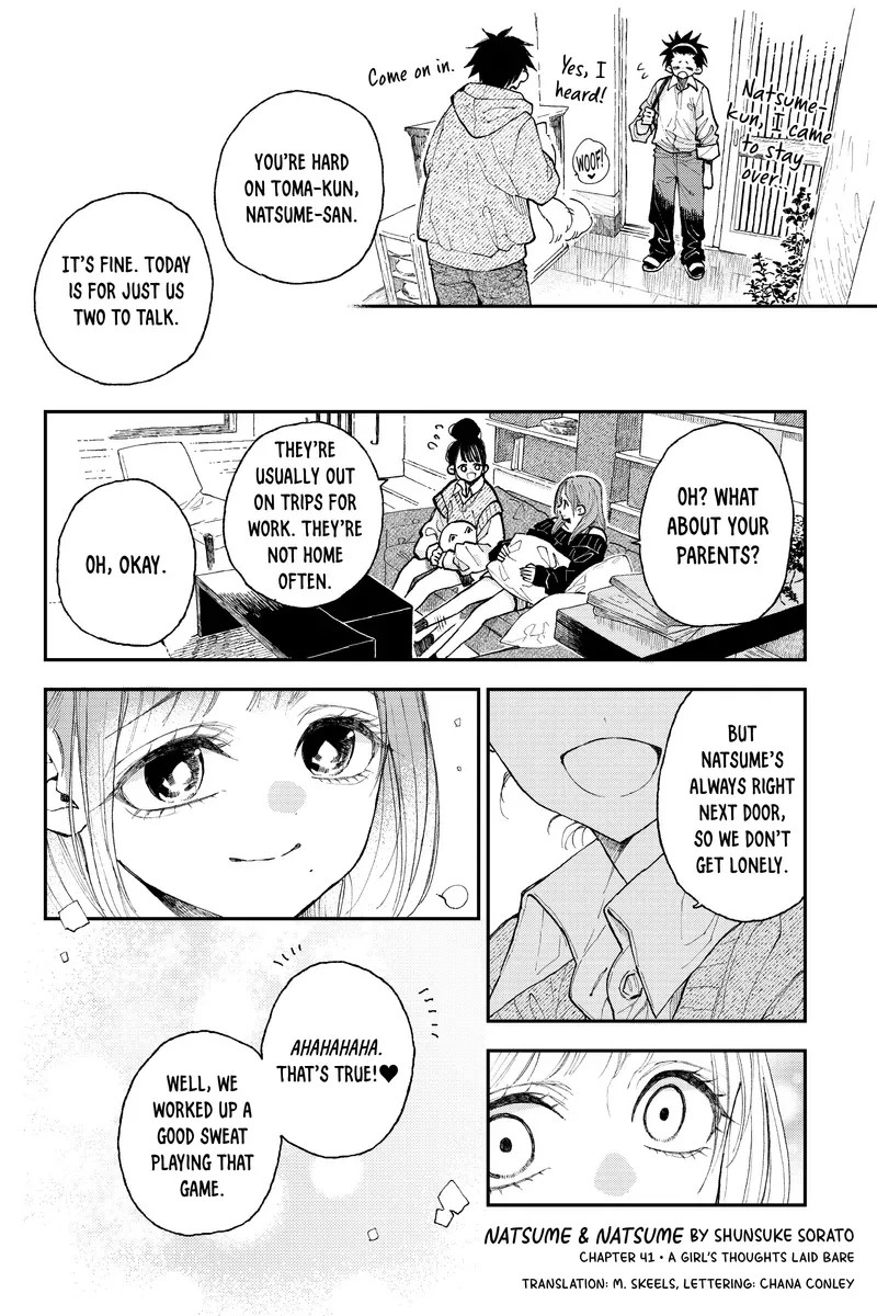 Natsume To Natsume Chapter 41b Page 1