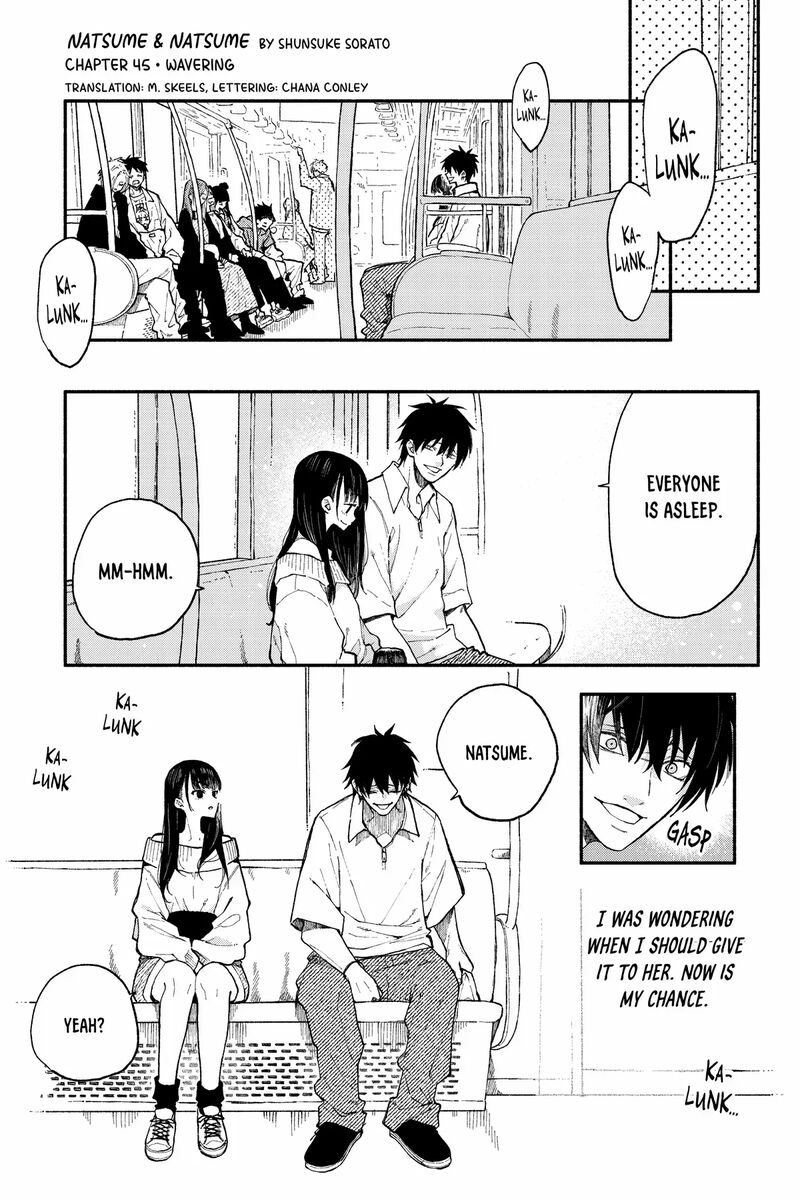 Natsume To Natsume Chapter 45c Page 1