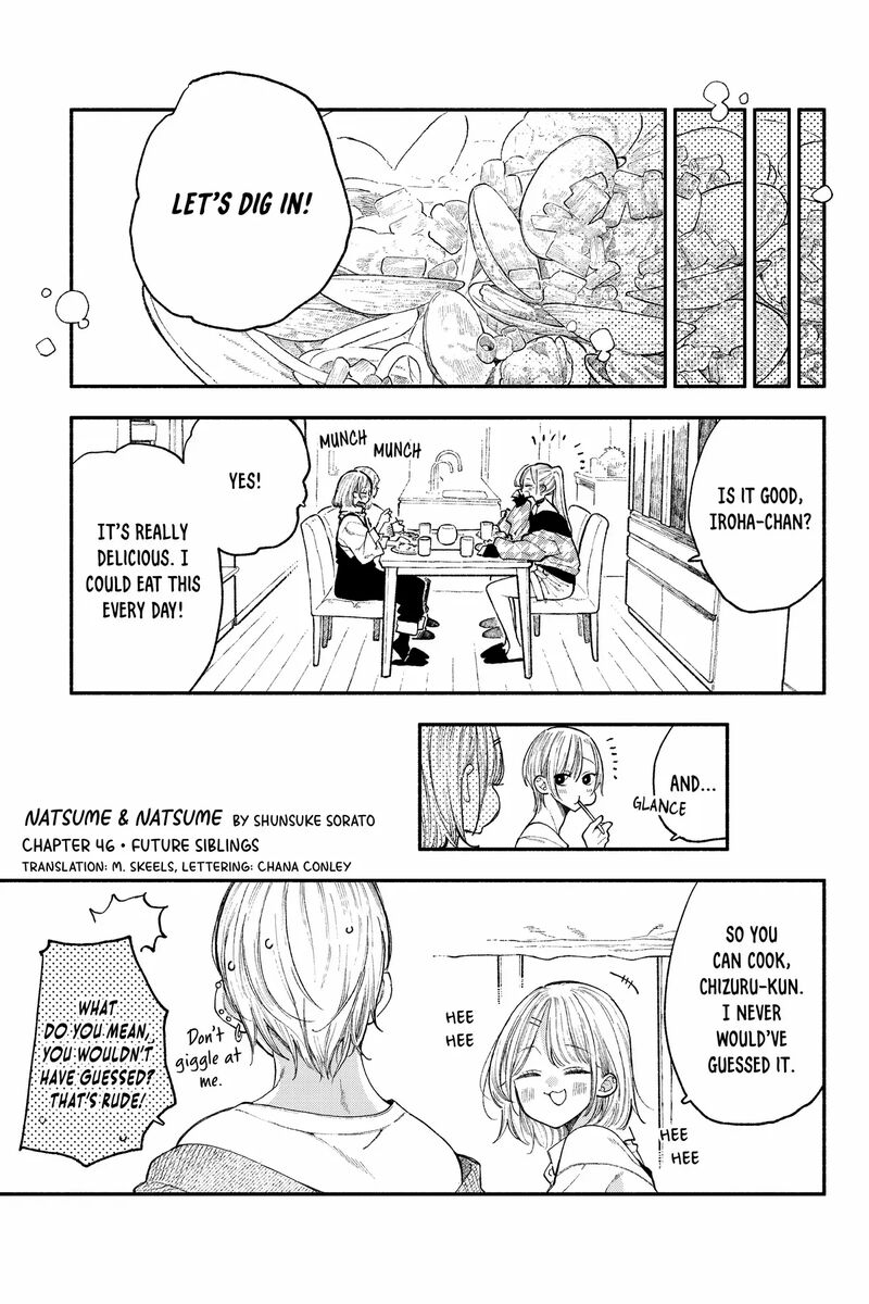 Natsume To Natsume Chapter 46b Page 1