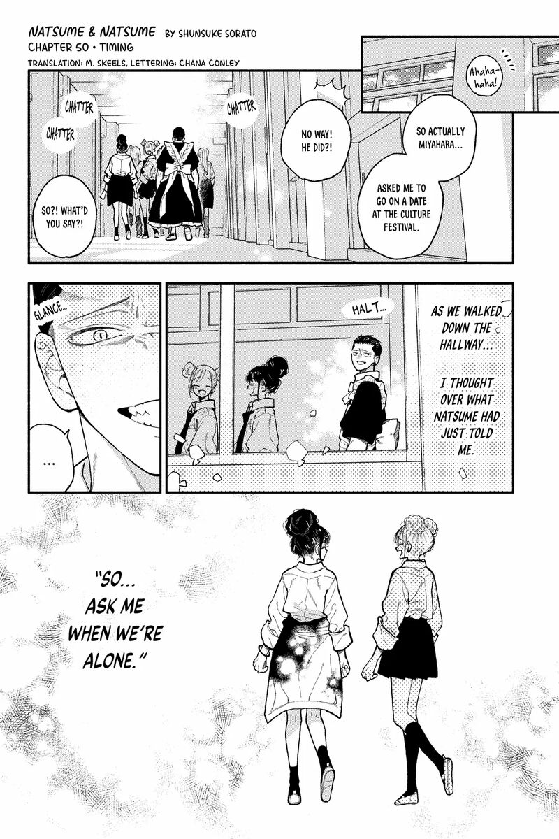 Natsume To Natsume Chapter 50b Page 1