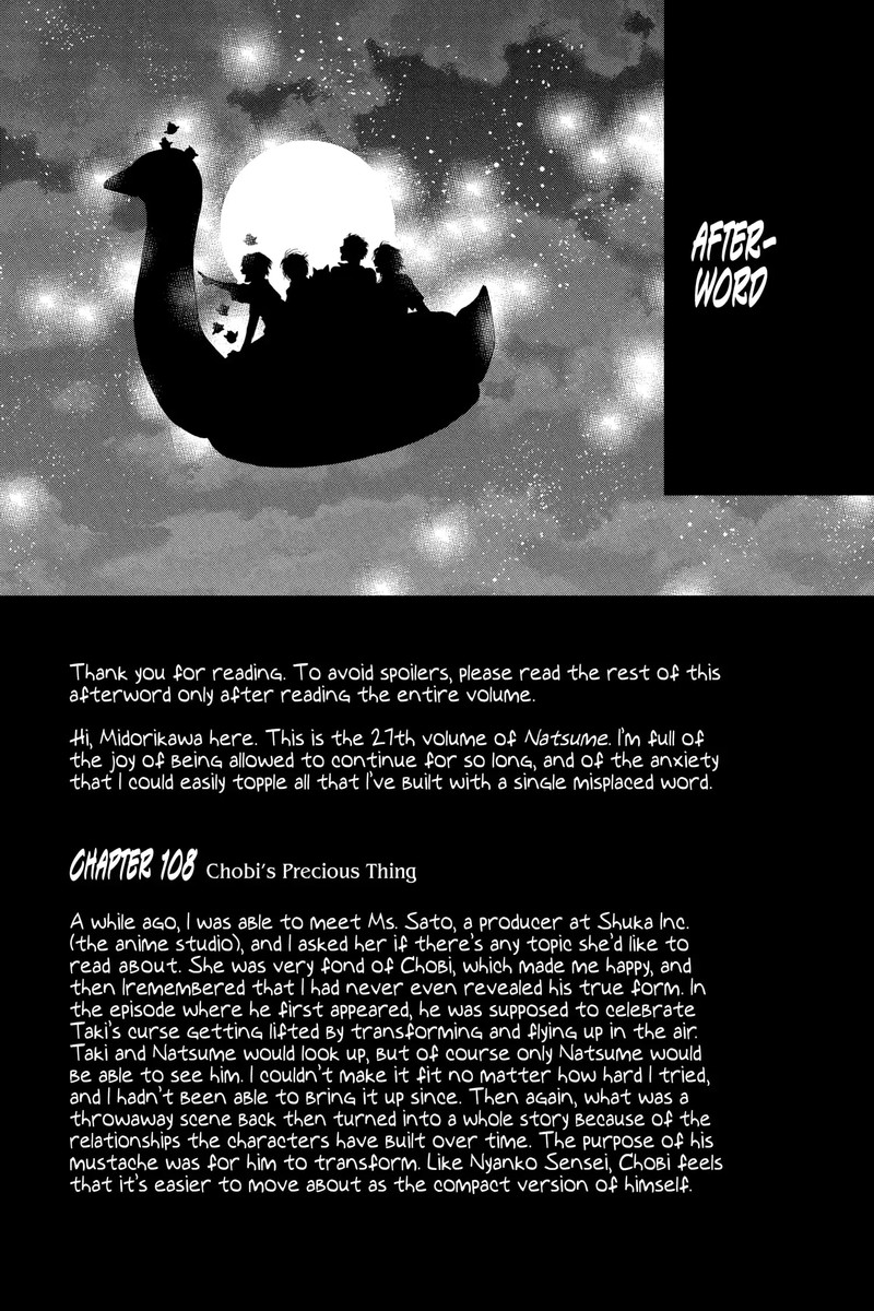 Natsume Yuujinchou Chapter 111 Page 38