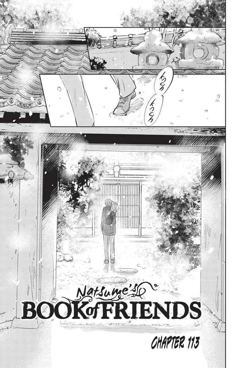 Natsume Yuujinchou Chapter 113 Page 1