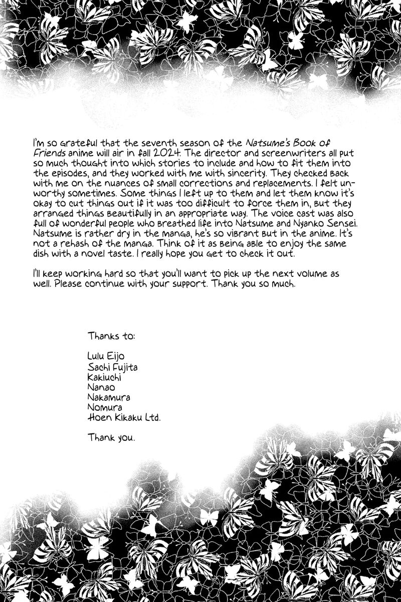 Natsume Yuujinchou Chapter 127 Page 33