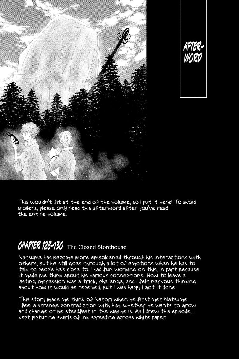 Natsume Yuujinchou Chapter 129 Page 33