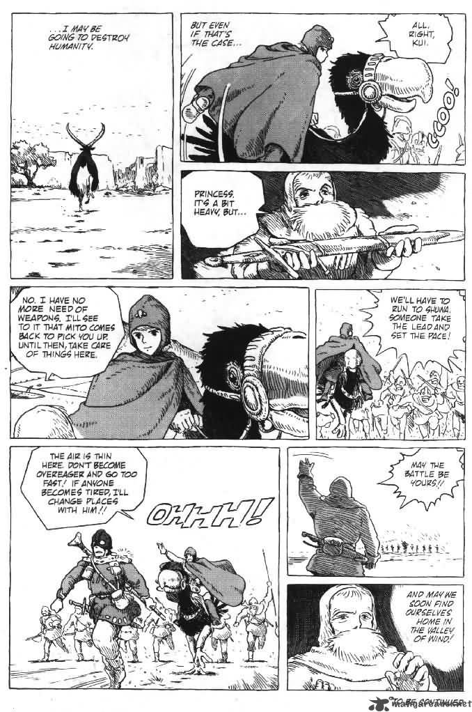 Nausicaa Of The Valley Of The Wind Chapter 7 Page 145