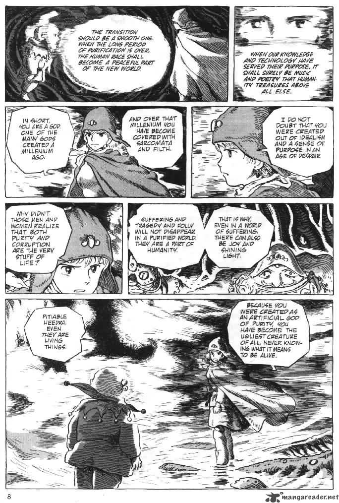 Nausicaa Of The Valley Of The Wind Chapter 7 Page 204