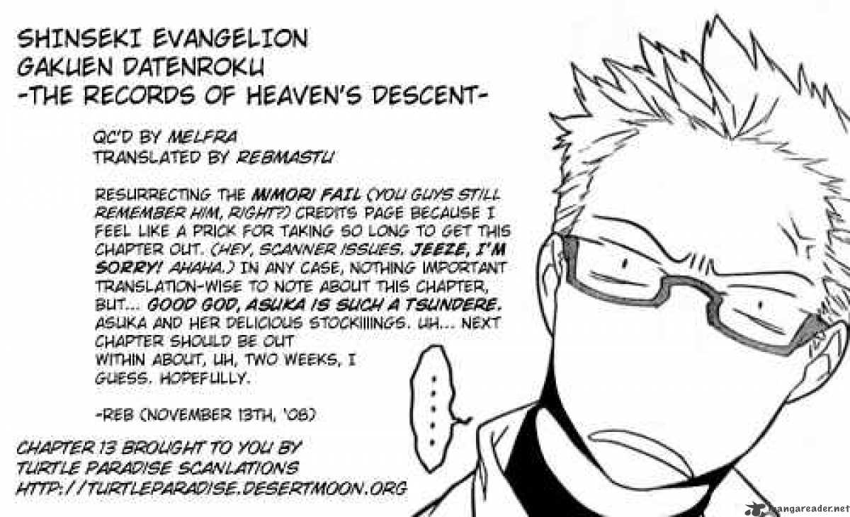 Neon Genesis Evangelion Gakuen Datenroku Chapter 13 Page 28