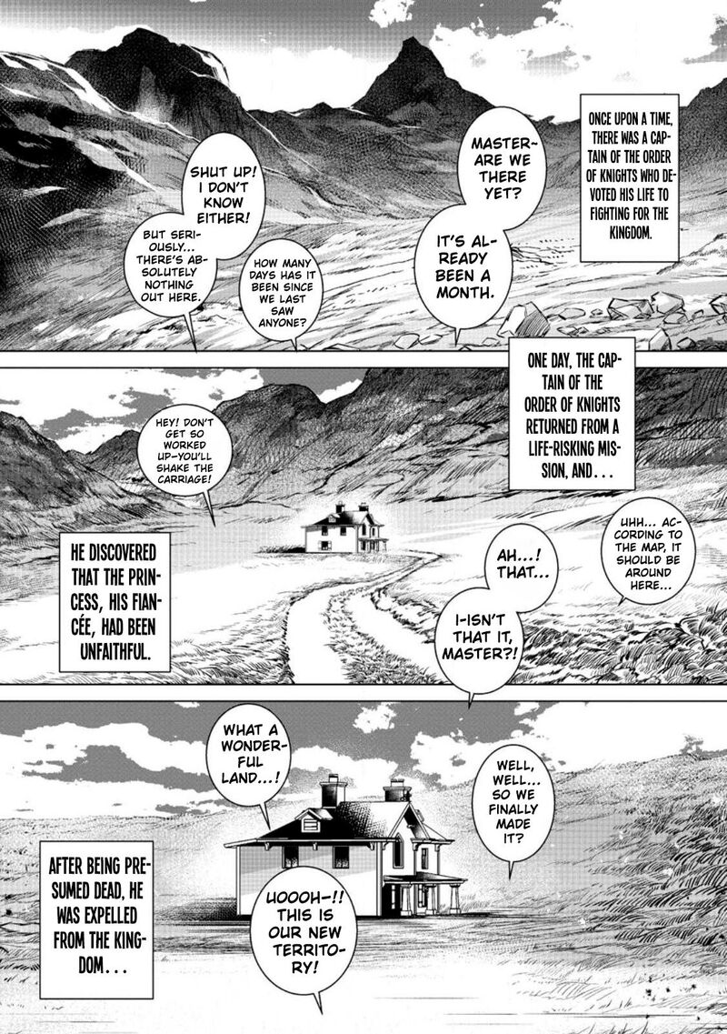 Netorare Tsuihou Sareta Saikyou Kishi Danchou No Ossan Katainaka De Eiyuu Ni Matsuriagerareru Chapter 2 Page 1