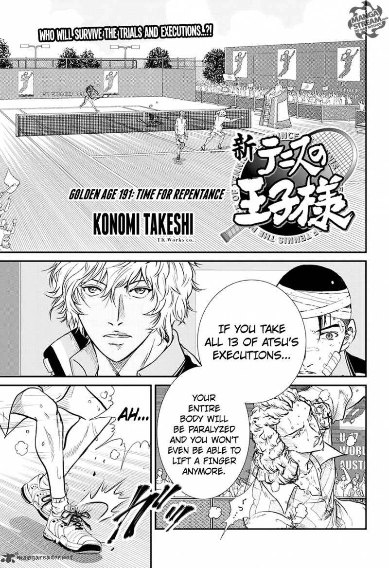 New Prince Of Tennis Chapter 191 Page 1