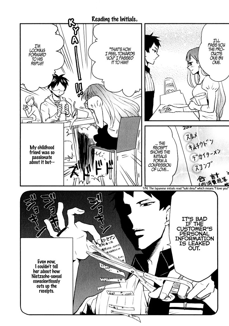 Nietzsche Sensei Konbini Ni Satori Sedai No Shinjin Ga Maiorita Chapter 5 Page 10