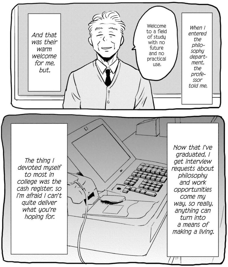 Nietzsche Sensei Konbini Ni Satori Sedai No Shinjin Ga Maiorita Chapter 74 Page 21
