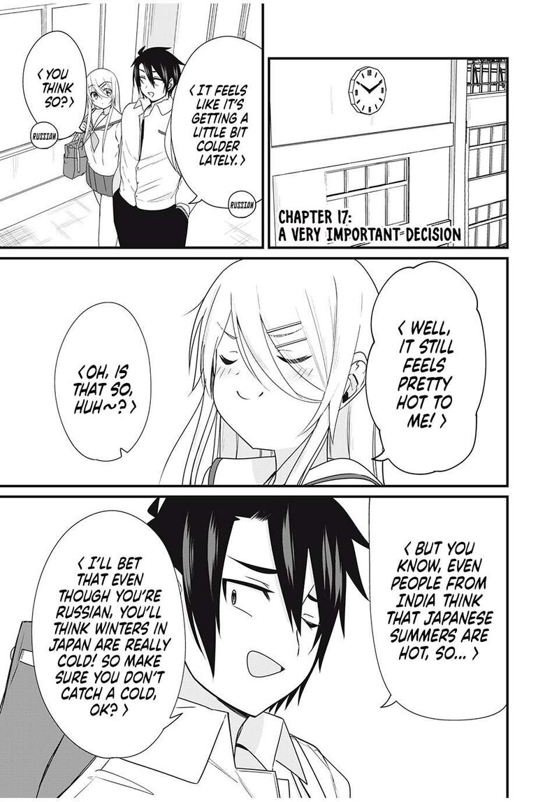 Nihongo Ga Hanasenai Russia Jin Bishoujo Tennyuusei Ga Tayoreru No Wa Tagengo Master No Ore Hitori Chapter 17 Page 2