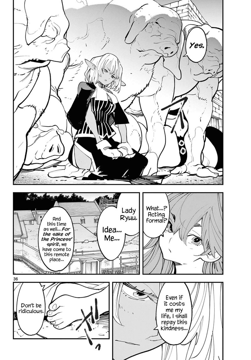 Ninkyou Tensei Isekai No Yakuzahime Chapter 60 Page 35