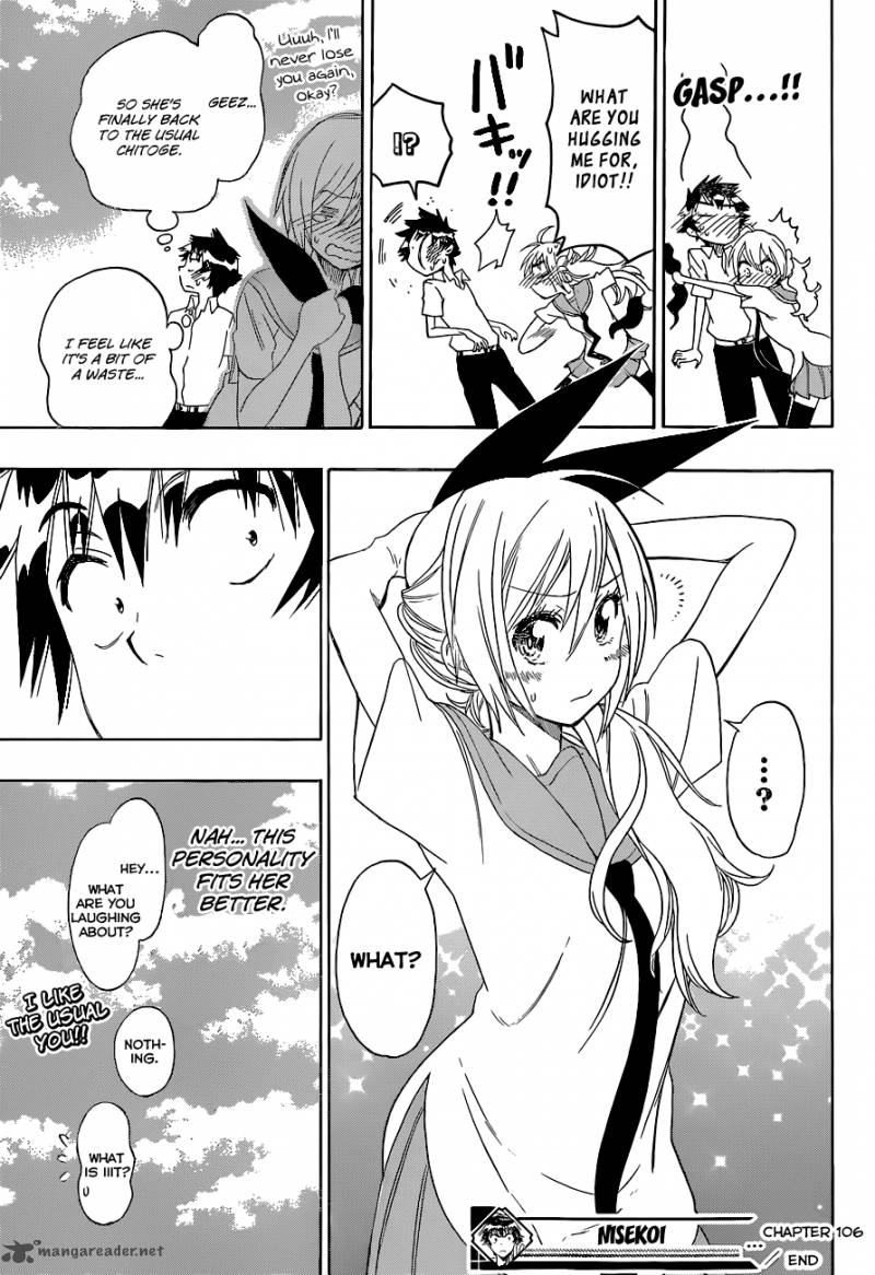 Nisekoi Chapter 106 Page 20