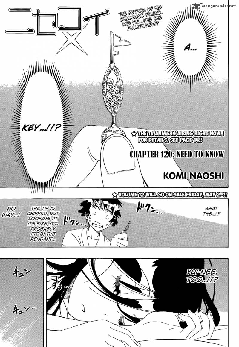 Nisekoi Chapter 120 Page 2