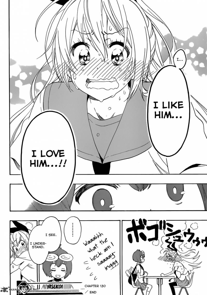 Nisekoi Chapter 130 Page 19