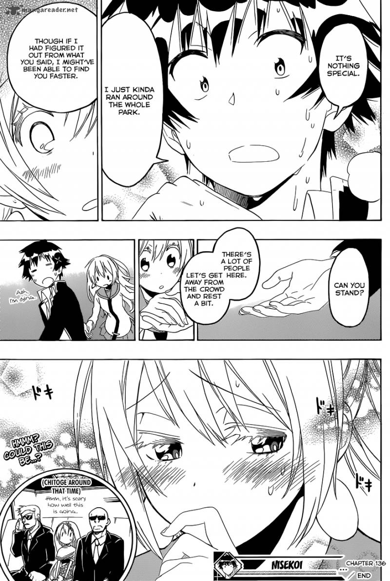 Nisekoi Chapter 136 Page 20