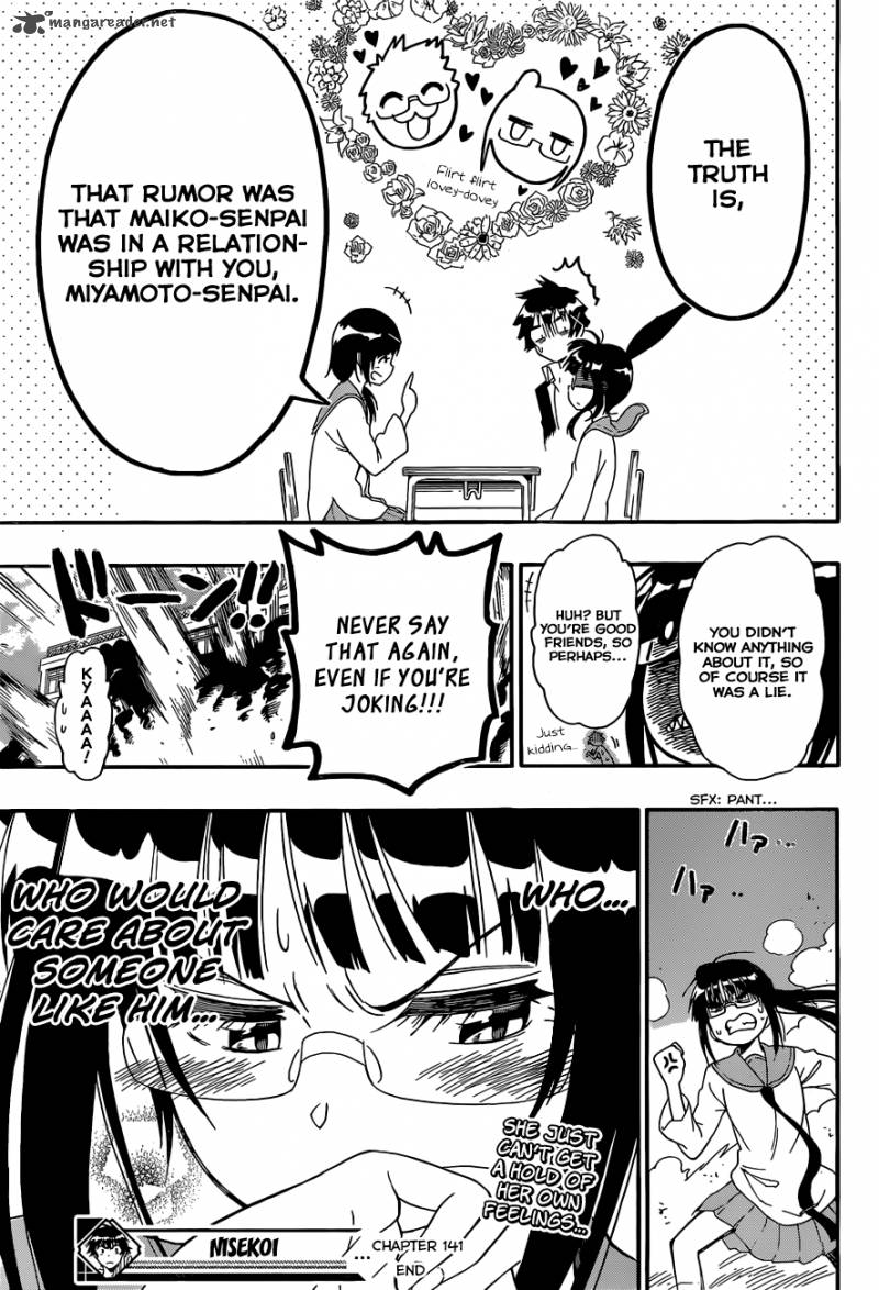 Nisekoi Chapter 141 Page 22