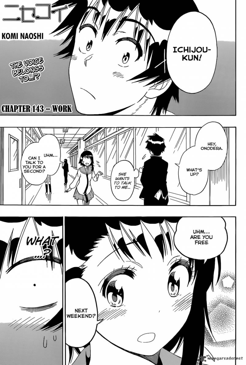 Nisekoi Chapter 143 Page 2