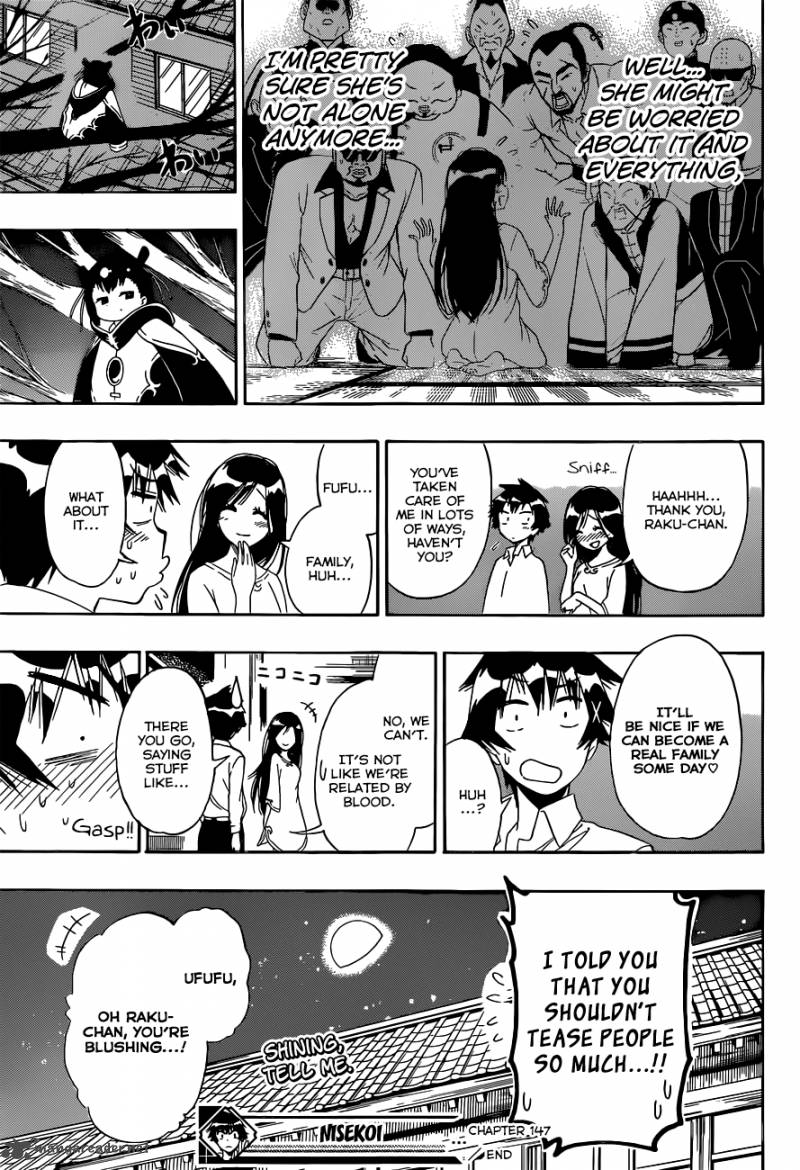 Nisekoi Chapter 147 Page 19