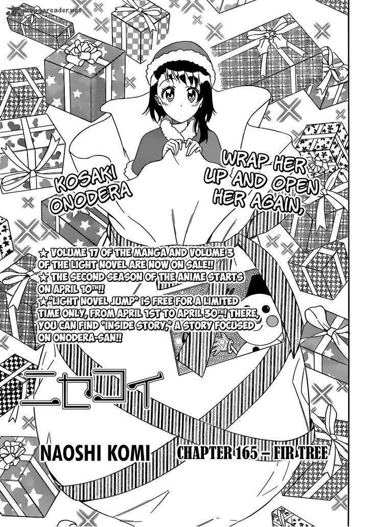 Nisekoi Chapter 165 Page 2