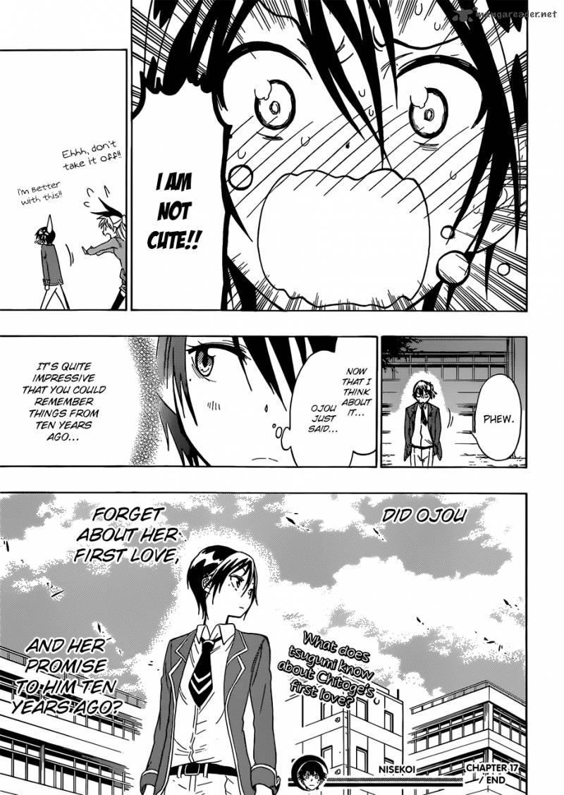 Nisekoi Chapter 17 Page 20