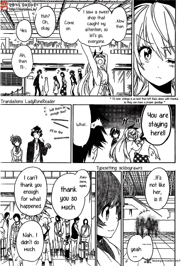 Nisekoi Chapter 195 Page 4