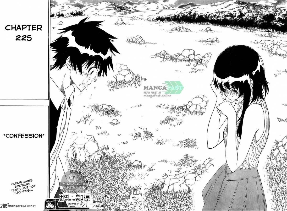 Nisekoi Chapter 225 Page 18