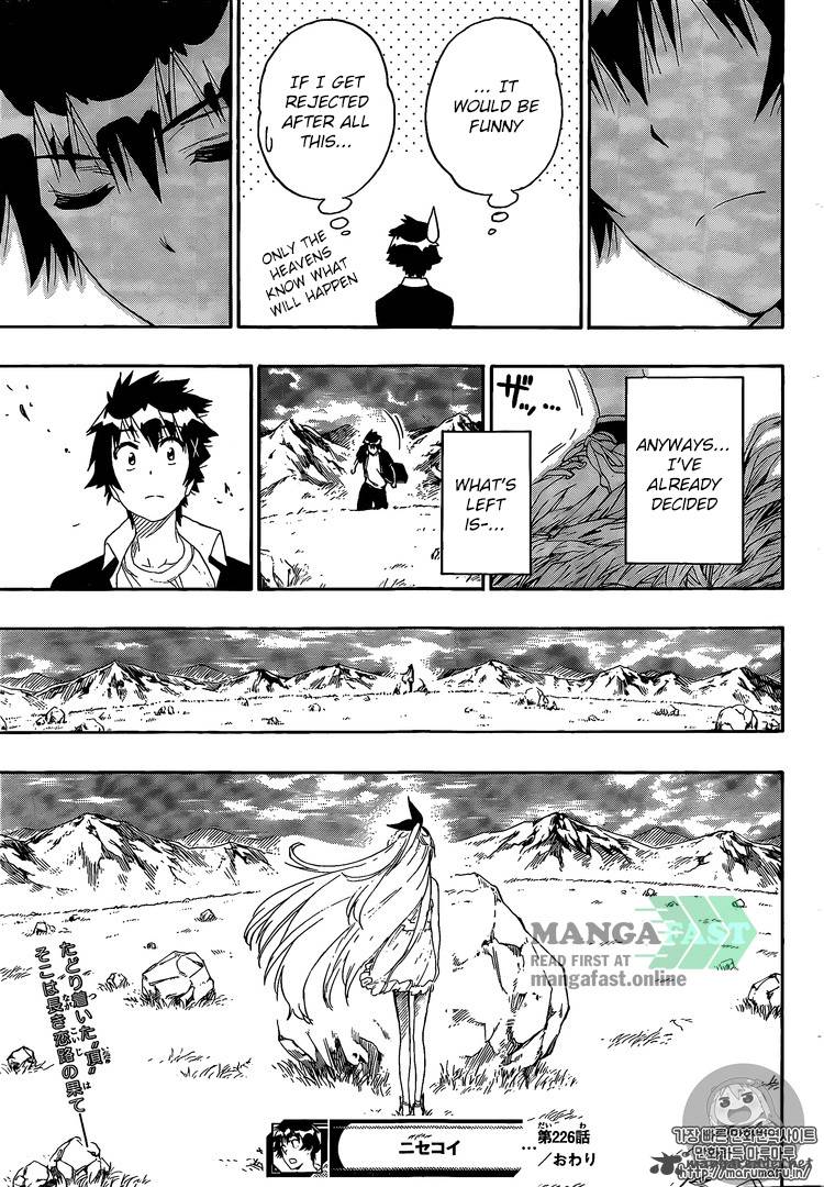 Nisekoi Chapter 226 Page 20