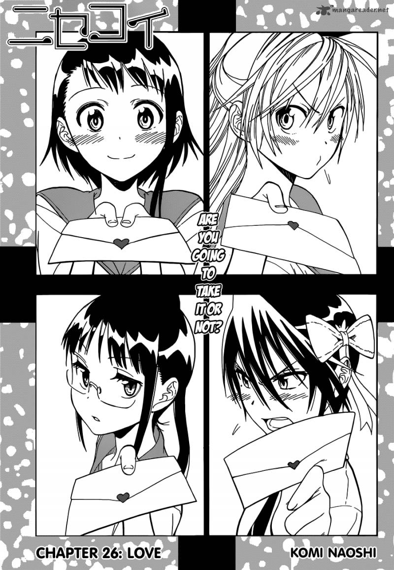 Nisekoi Chapter 26 Page 4