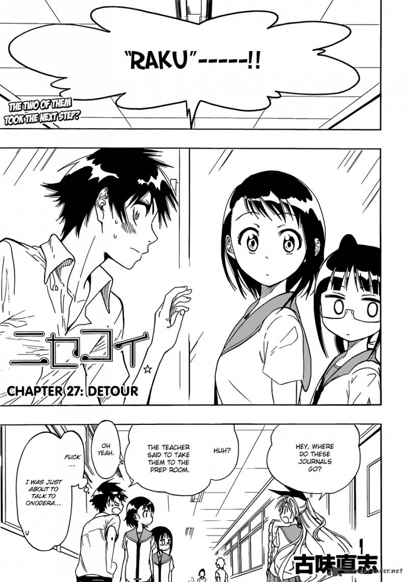 Nisekoi Chapter 27 Page 1