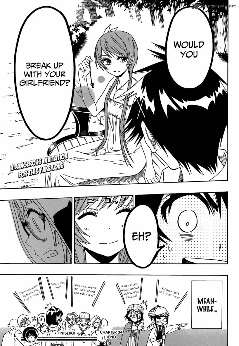 Nisekoi Chapter 34 Page 20