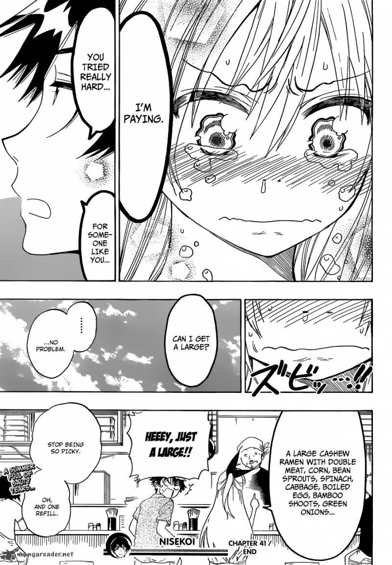 Nisekoi Chapter 41 Page 20