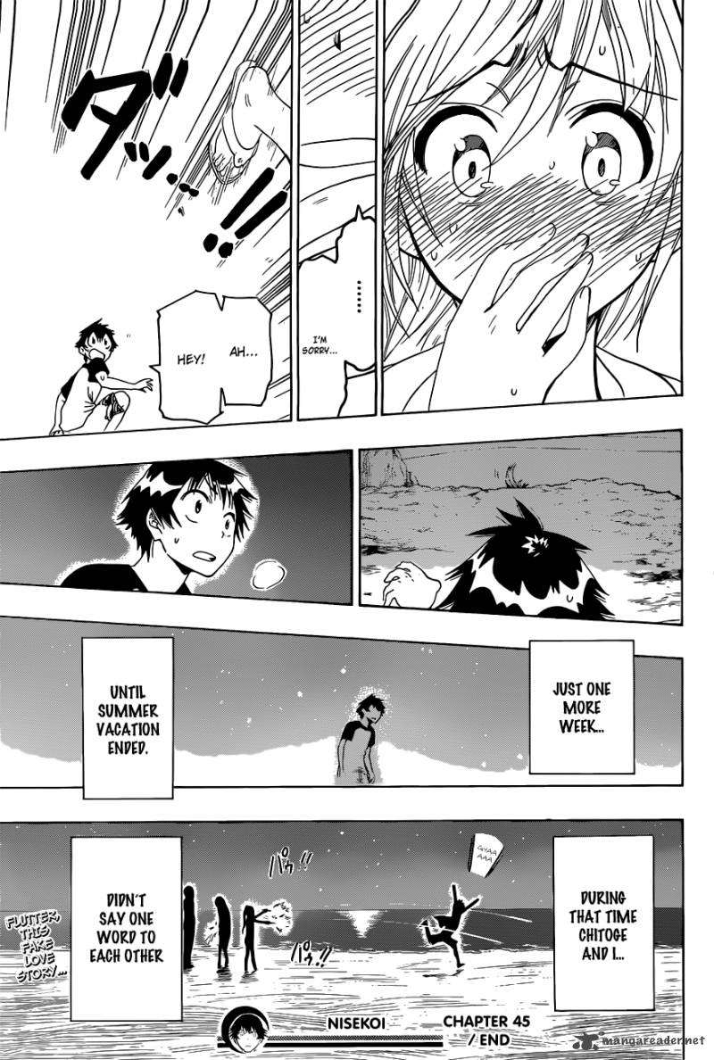 Nisekoi Chapter 45 Page 21