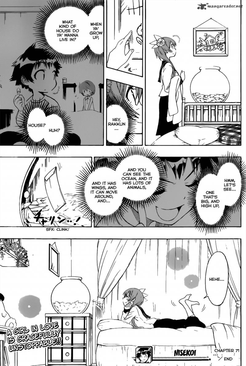 Nisekoi Chapter 71 Page 20