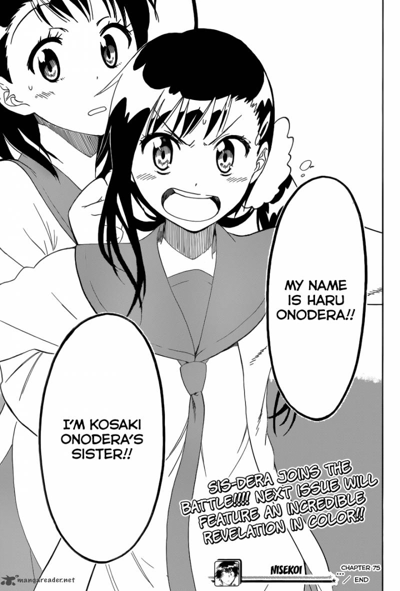 Nisekoi Chapter 75 Page 20