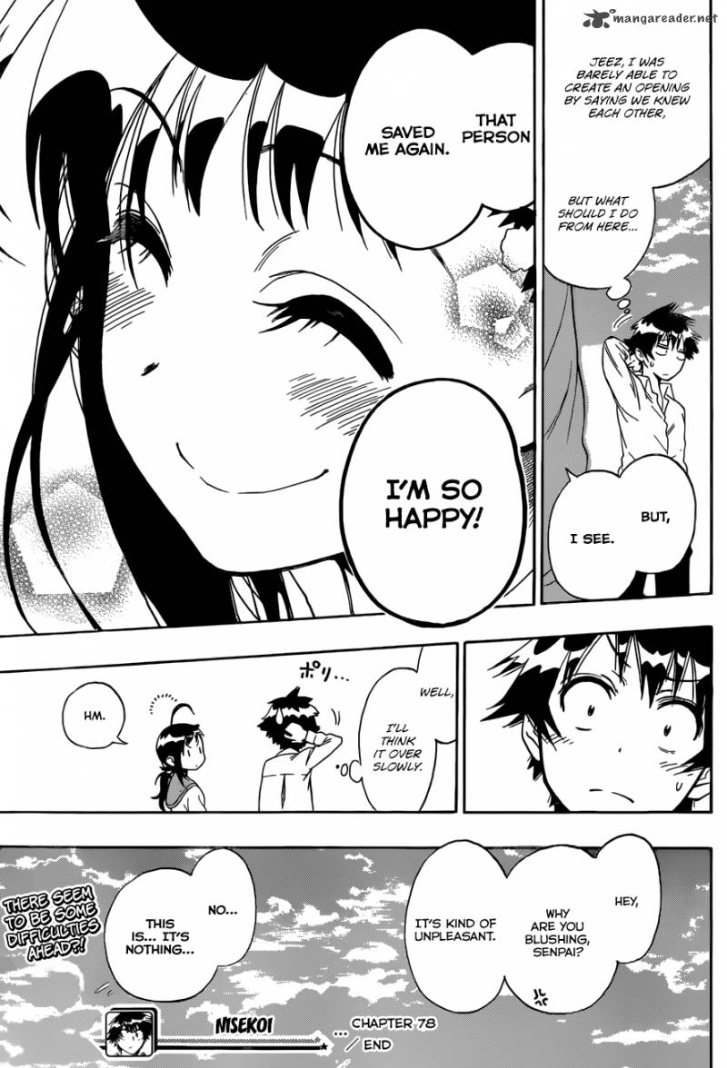 Nisekoi Chapter 78 Page 20