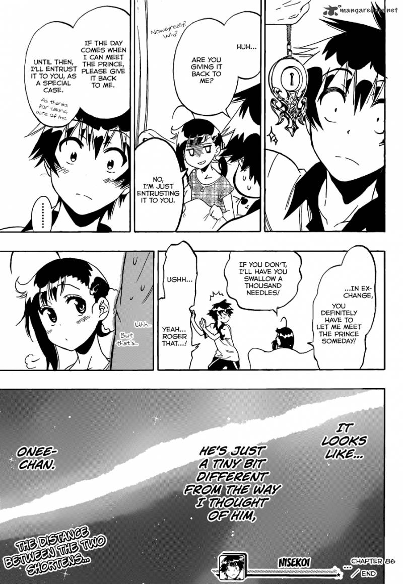 Nisekoi Chapter 86 Page 20