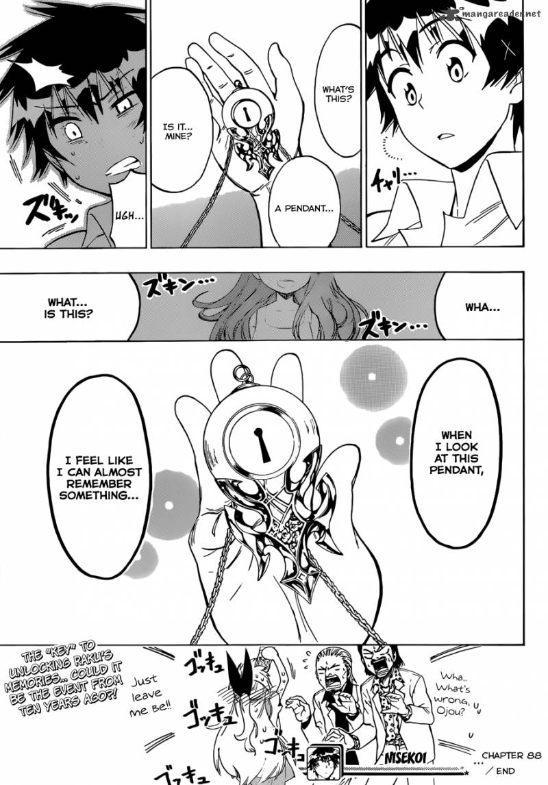 Nisekoi Chapter 88 Page 20