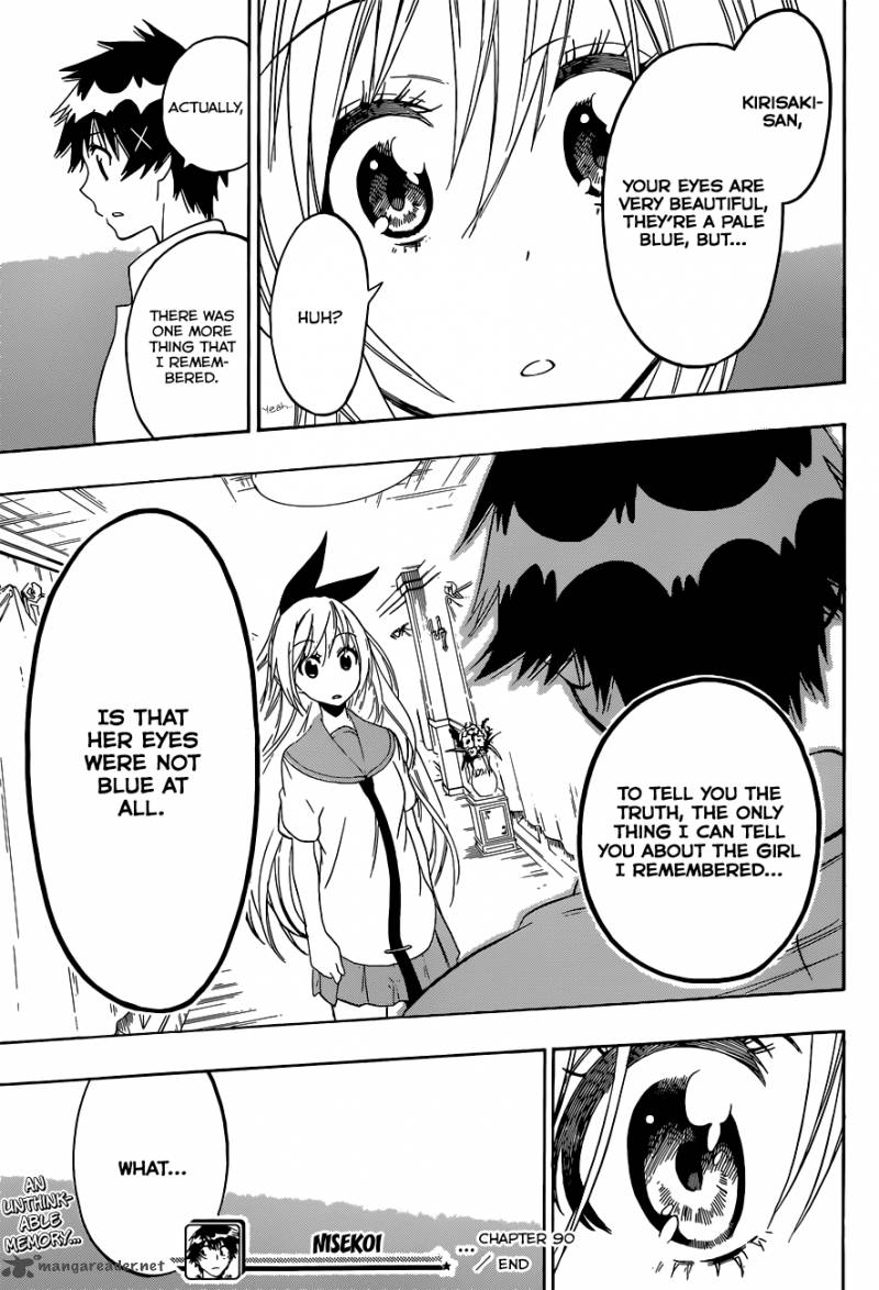 Nisekoi Chapter 90 Page 20