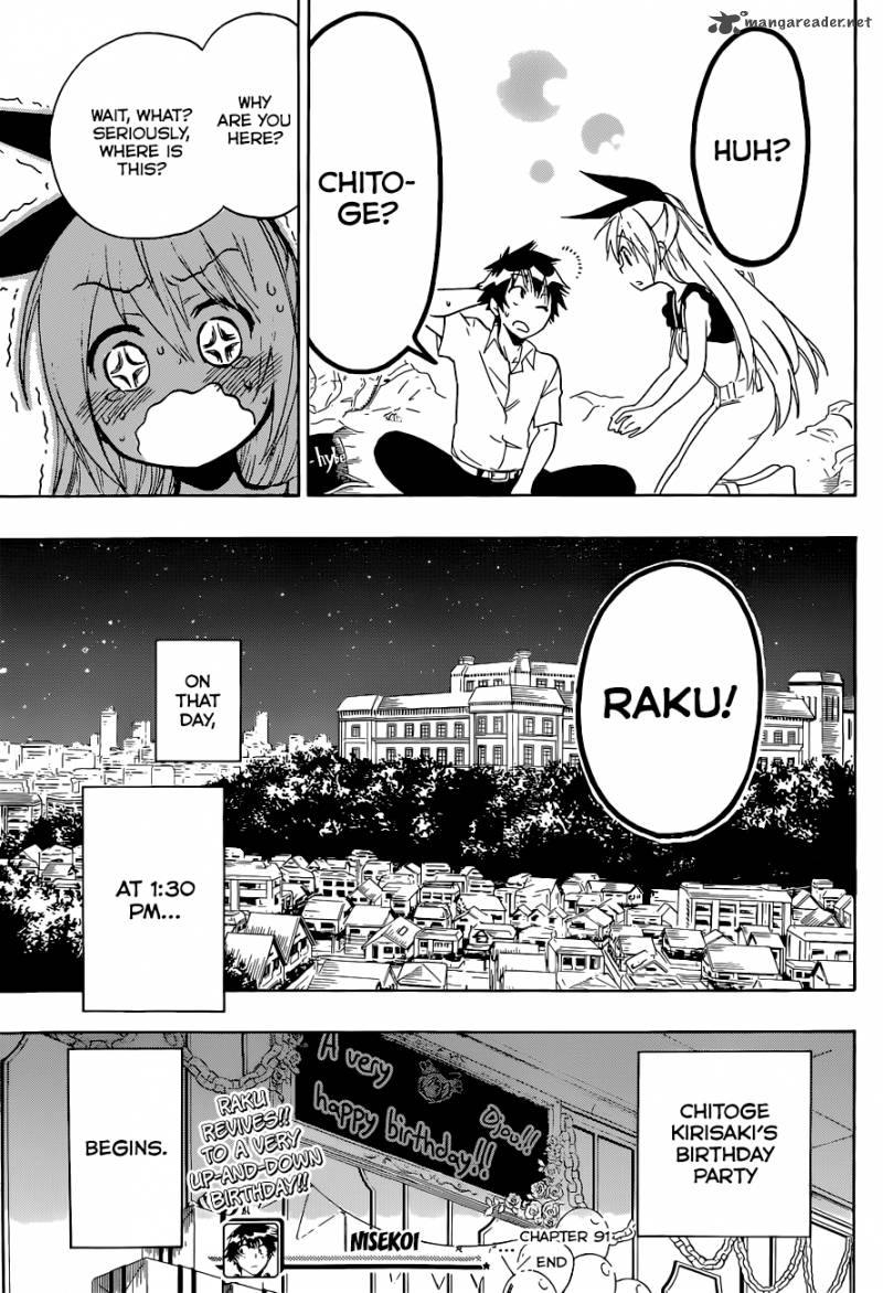 Nisekoi Chapter 91 Page 19