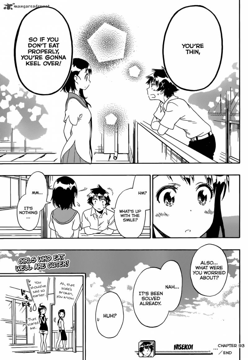 Nisekoi Chapter 93 Page 20