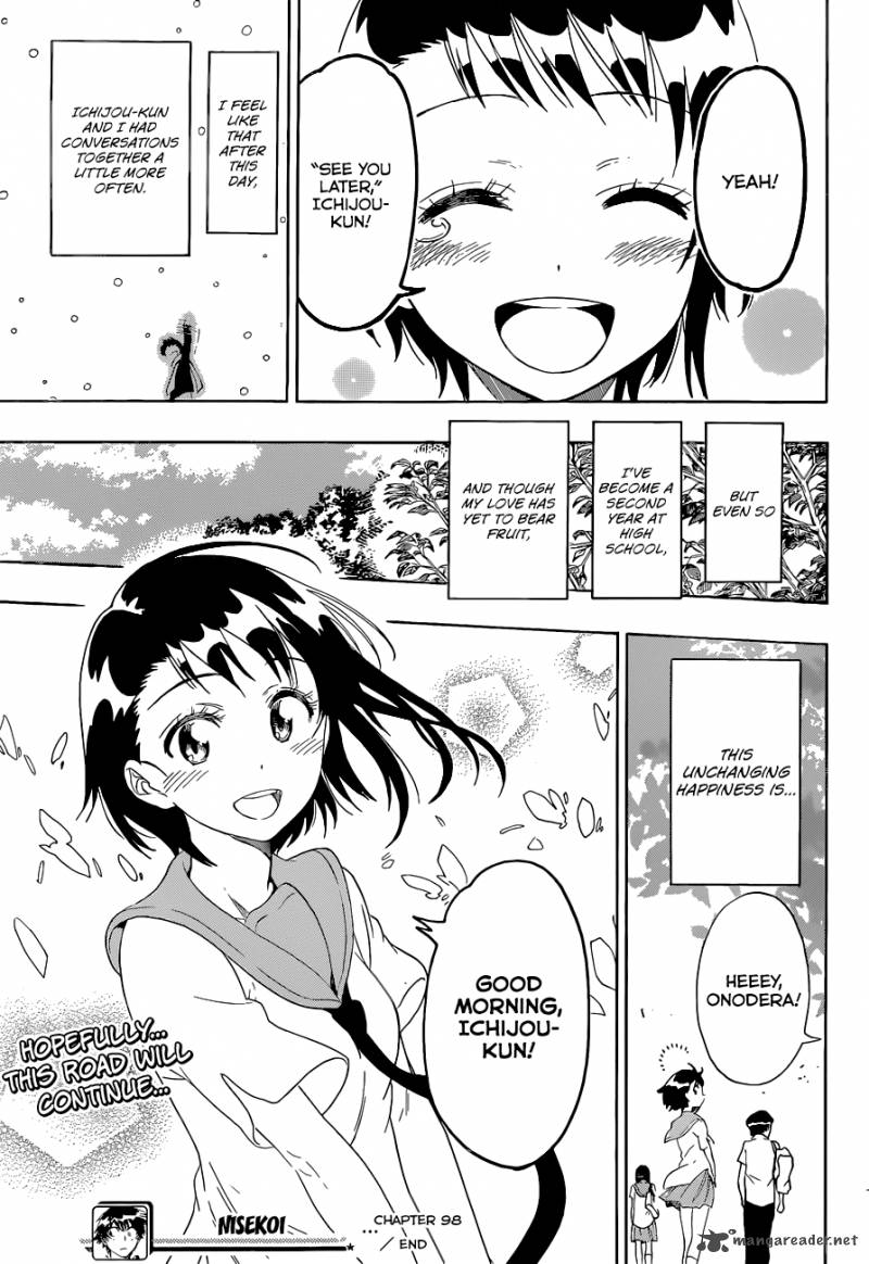 Nisekoi Chapter 98 Page 21