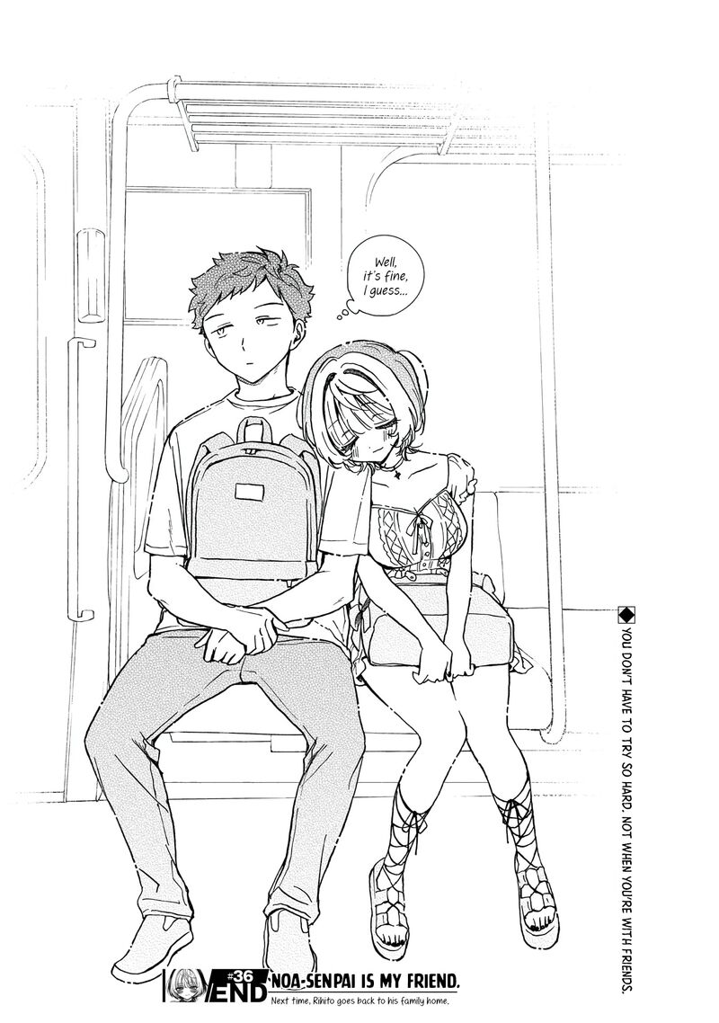 Noa Senpai Wa Tomodachi Chapter 36 Page 19